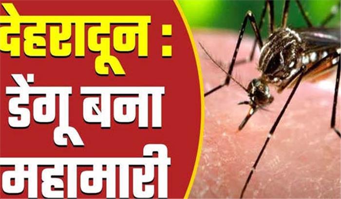 उत्तराखंड में डेंगू ने लिया महामारी का रूप