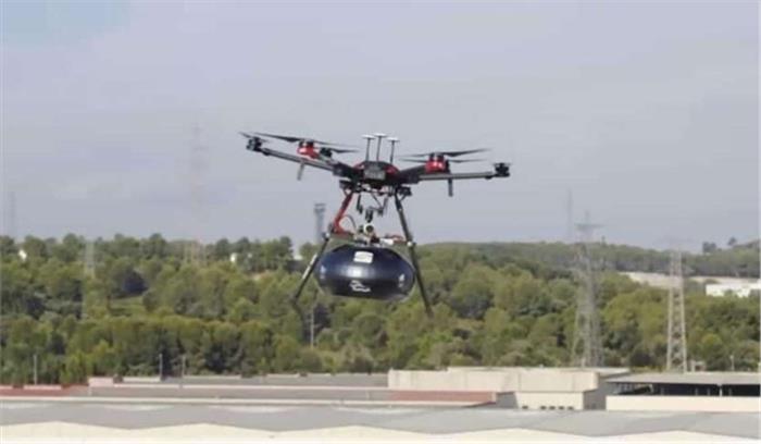 लॉकडाउन पर ड्रोन कैमरे से रखी जा रही नजर