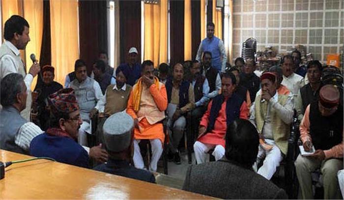 उत्तराखंड में भाजपा का सभी सीटों पर विजय का संकल्प