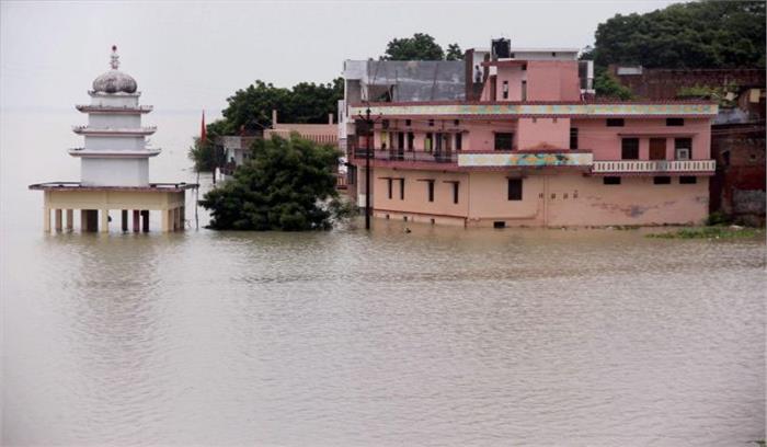 इलाहाबाद में गंगा और यमुना के जलस्तर में बढ़ोत्तरी से मंडराया बाढ़ का संकट