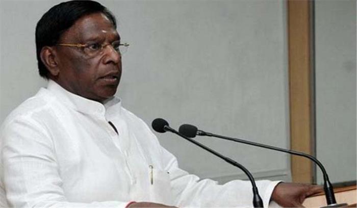 मुख्यमंत्री वी नारायणसामी ने एमजीआर को श्रद्धांजलि दी