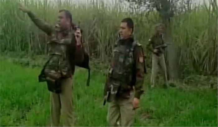 पुलिस और बदमाशों के बीच मुठभेड़