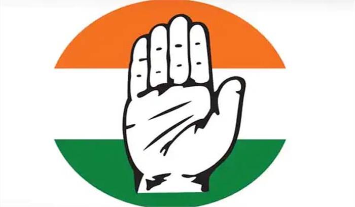 लाल बहादुर शास्त्री की प्रतिमा ‘शुद्धीकरण’ को लेकर भाजपा के खिलाफ कांग्रेस का धरना