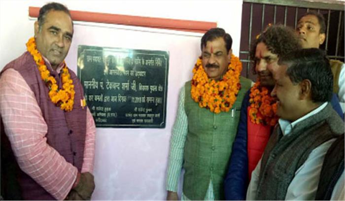 पृथला क्षेत्र पर चल रहे है विकास कार्य युद्घस्तर : शर्मा