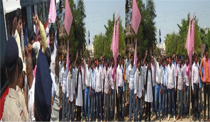 एक्सपायरी दवा को लेकर छजकां ने किया हंगामा