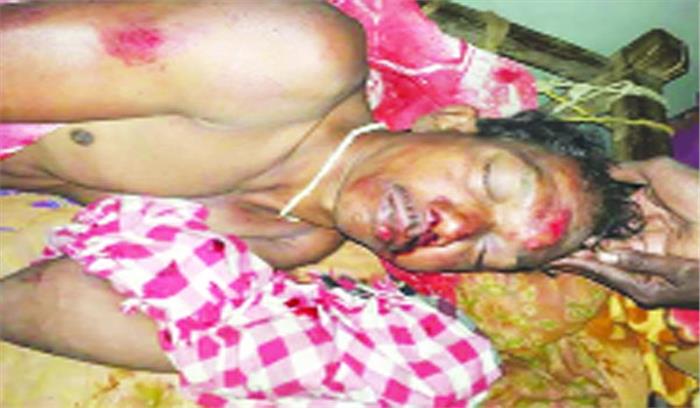 हाथी के हमले में ग्रामीण घायल