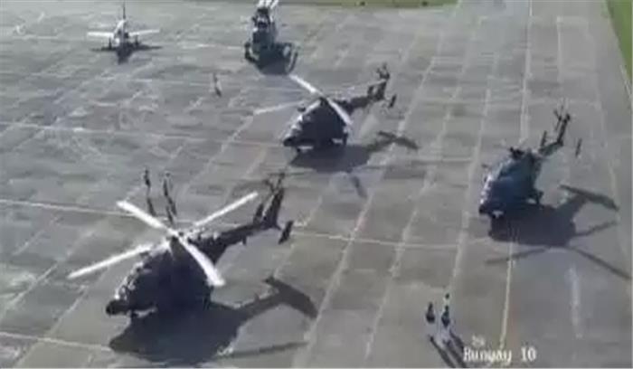 पूर्वी नौसेना कमान में शामिल हुआ एएलएच एमके-3 हेलीकॉप्टर