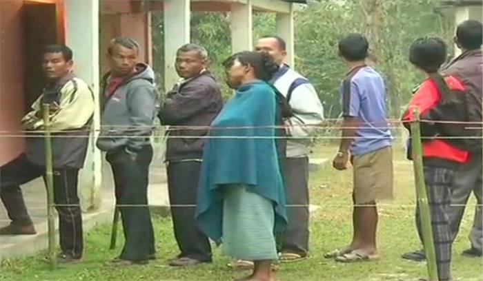 विधानसभा चुनाव  : मेघालय, नागालैंड में मतदान शुरू​​​​​​​