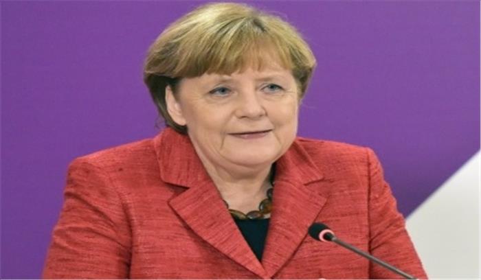 डब्ल्यूएचओ के समर्थन में मर्केल, वैश्विक सहयोग का आह्वान