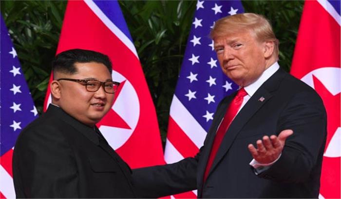 कुछ मुद्दों पर उत्तर कोरिया के नेता किम से कर सकता हूं मुलाकात: ट्रम्प कुछ मुद्दों पर उत्तर कोरिया के नेता किम से कर सकता हूं मुलाकात: ट्रम्प