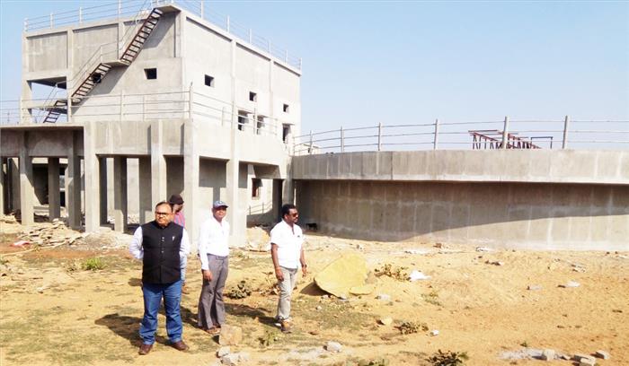 निर्माणाधीन वाटर फिल्टर प्लांट पूर्णता की ओर: पालिका अध्यक्ष