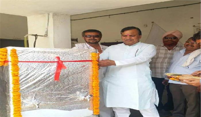 वाटर कूलर का विधायक ने किया लोकार्पण