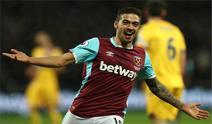 वेस्ट हाम युनाइटेड के खिलाड़ी मैनुएल लानजीनी लगा दो मैचों को प्रतिबंध वेस्ट हाम युनाइटेड के खिलाड़ी मैनुएल लानजीनी लगा दो मैचों को प्रतिबंध