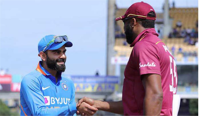 वनडे मैच :वेस्टइंडीज ने जीता टॉस, बल्लेबाजी का फैसला