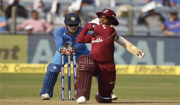 पुणे वनडे:  वेस्टइंडीज ने भारत के सामने रखा 284 रनों का लक्ष्य