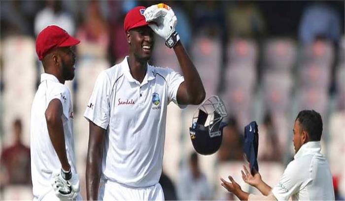 हैदराबाद टेस्ट: वेस्टइंडीज ने पहले दिन 7 विकेट के नुकसान पर बनाए 295 रन