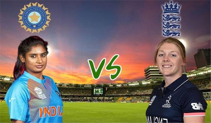 महिला विश्व कप : इंग्लैंड ने टॉस जीतकर पहले बल्लेबाजी का फैसला किया