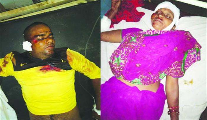 महिला पुलिस ने की घायलों की मदद