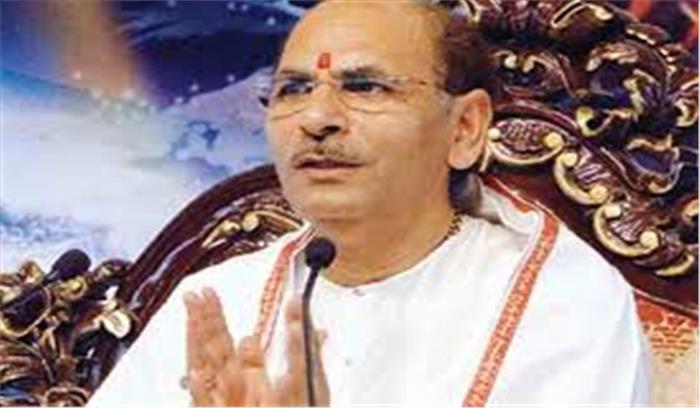 भक्ति सत्संग के समापन पर किया सुधांशु महाराज का नागरिक अभिनन्दन