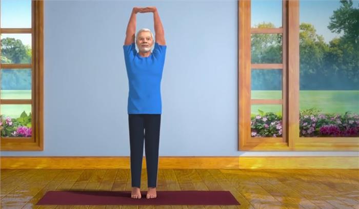 योग दिवस से पहले पीएम मोदी ने ताड़ासन का वीडियो पोस्ट किया