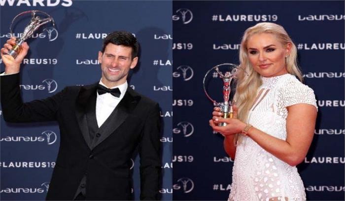 नोवाक जोकोविच, बाइल्स ने जीता लॉरियस स्पोर्ट्स अवार्ड्स