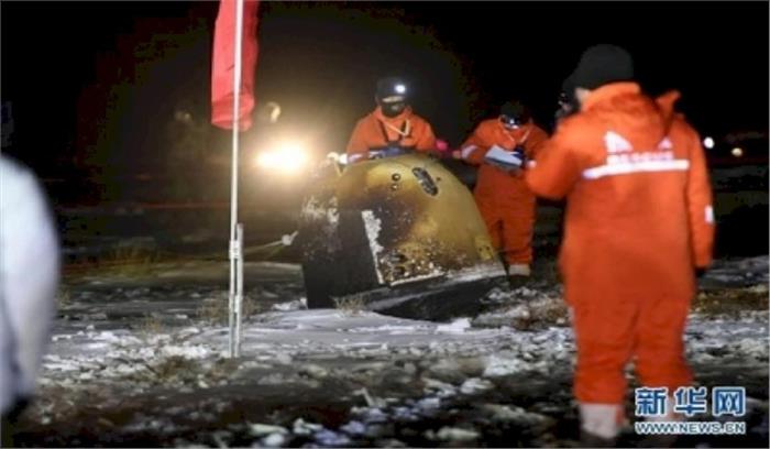 शी चिनफिंग ने छांगअ-5 मिशन की सफलता पर दी बधाई