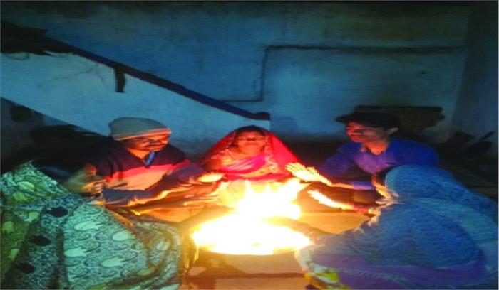 बारिश बंद होने के बाद ठंड हवाओं से बढ़ी ठिठुरन