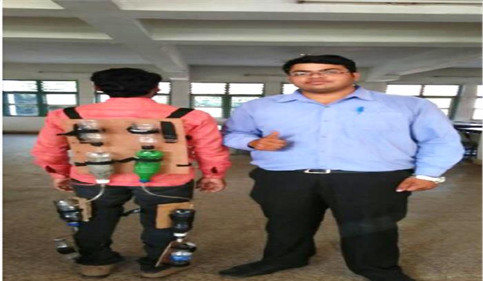 आरआईटी के यमन बघेल ने किया मोबाइल वाटर प्यूरीफायर विकसित