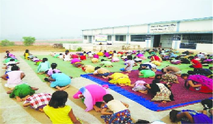 सात दिवसीय योग प्रदर्शन व प्रशिक्षण शिविर का हुआ समापन