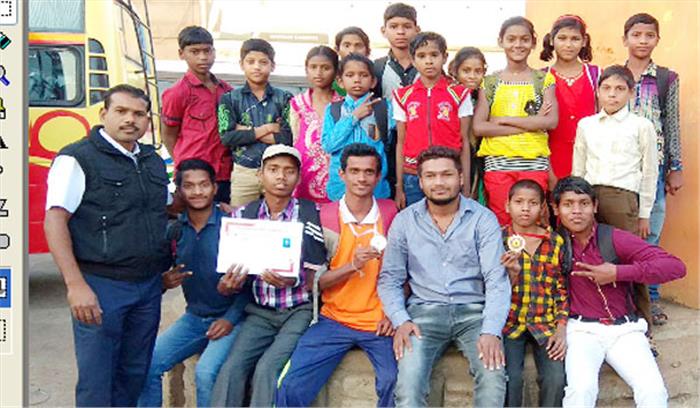 योगा काम्पीटिशन से विजयी होकर लौटीे महासमुंद की टीम