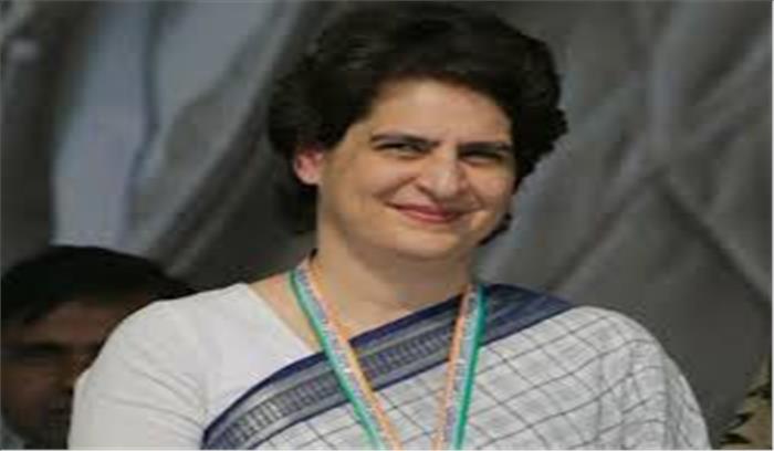 प्रियंका ने आदित्यनाथ के पिता के निधन पर जताया शोक