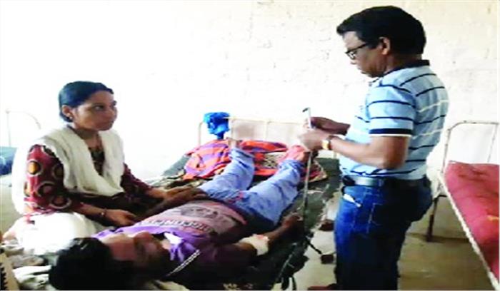 क्षेत्र में डायरिया का प्रकोप दो दर्जन लोग प्रभावित