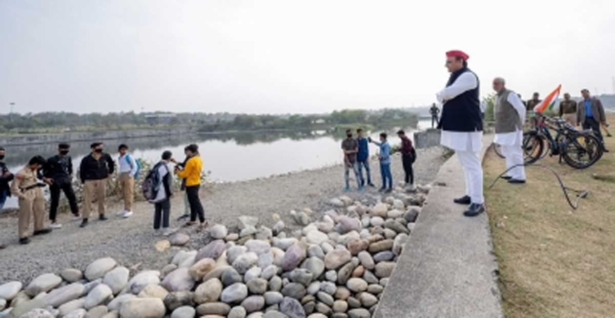 गुजरात से बेहतरीन बना है गोमती रिवर फ्रंट, भाजपा ने चिढ़कर किया बर्बाद : अखिलेश