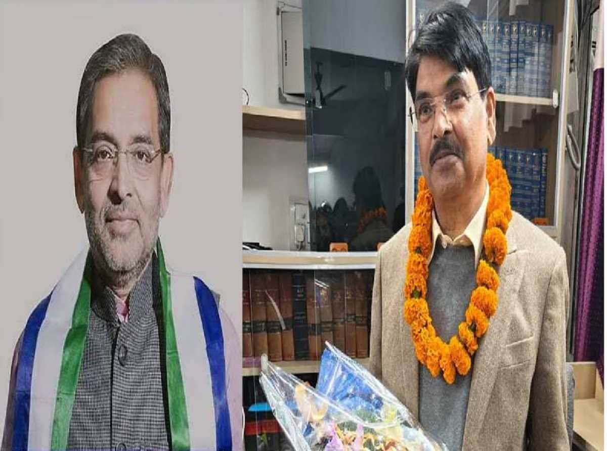 उपेंद्र कुशवाहा और मनन कुमार मिश्र ने राज्यसभा के लिए किया नामांकन