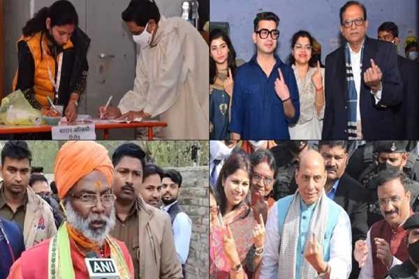 चौथे चरण के मतदान में दिग्गजों ने डाले वोट, लखीमपुर खीरी में हुआ सबसे ज्यादा मतदान