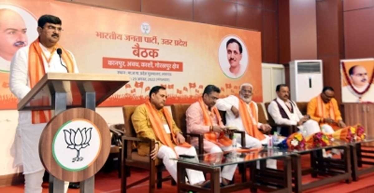 नवनियुक्त महामंत्री धर्मपाल पहुंचे लखनऊ, बोले, संगठन का विस्तार अनवरत रहेगा जारी