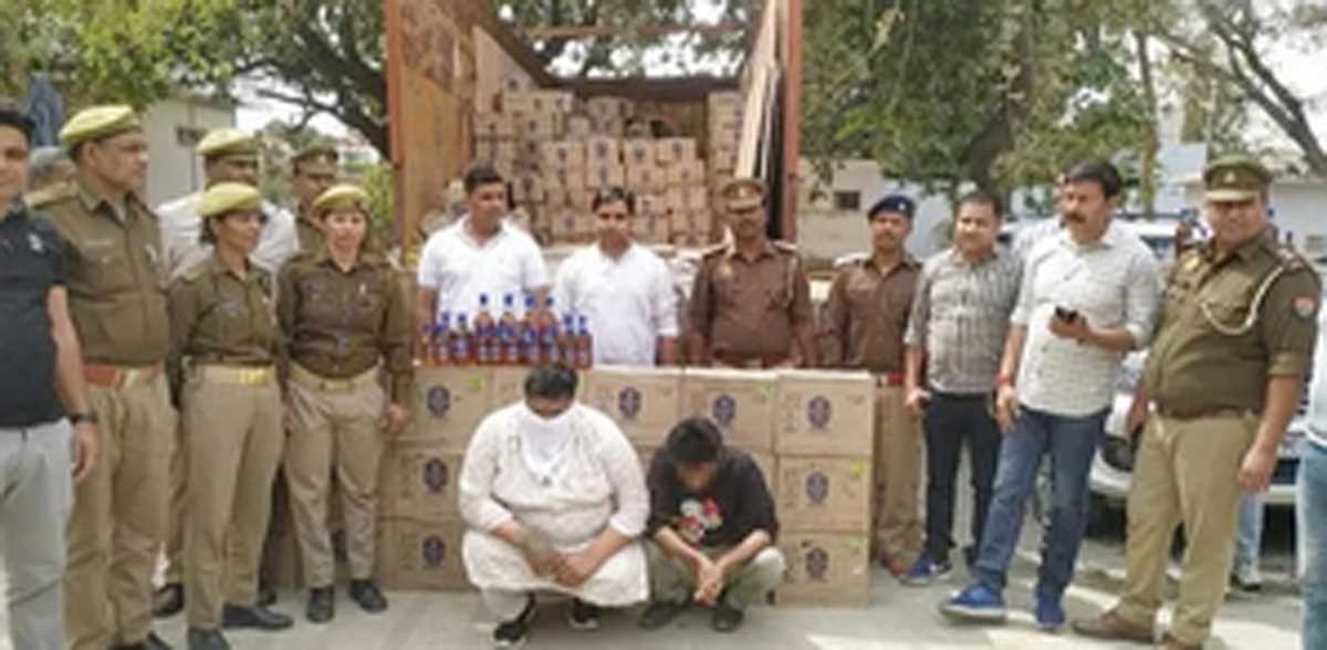 मुजफ्फरनगर में पंजाब से लाई जा रही शराब की बड़ी खेप पकड़ी गई, दो आरोपी गिरफ्तार