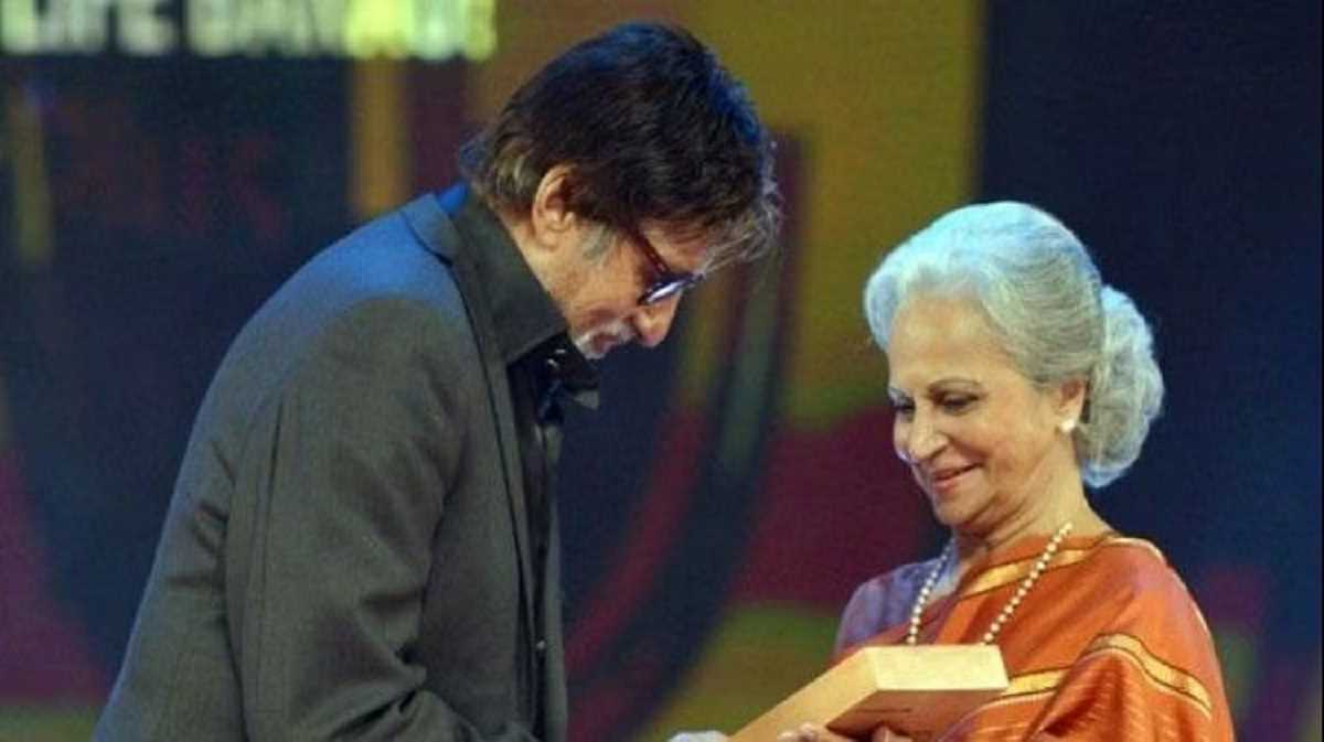 वहीदा रहमान को पहले ही मिल जाना चाहिए था दादा साहब फाल्के पुरस्कार: अमिताभ बच्चन
