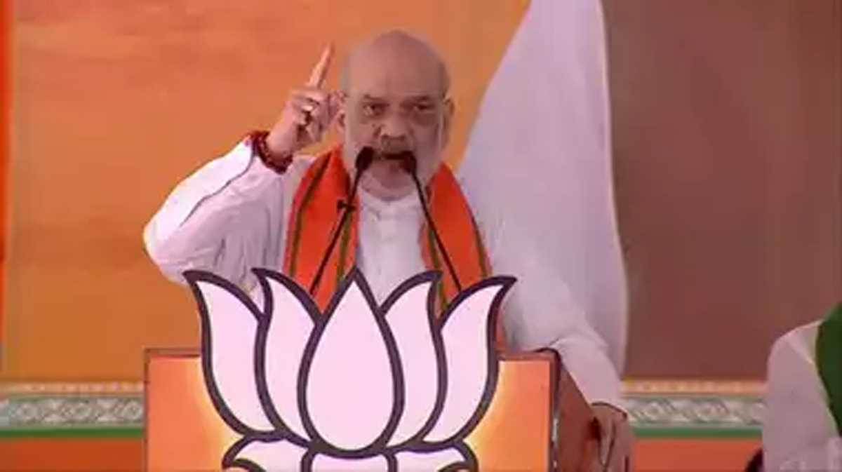 तेलंगाना की रैली में अमित शाह ने कहा, रेवंत रेड्डी ने आरक्षण पर मेरा फर्जी वीडियो फॉरवर्ड किया