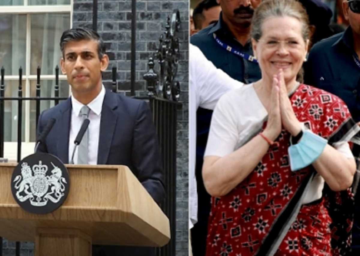 सोनिया ने ऋषि सुनक से कहा- द्विपक्षीय संबंध और प्रगाढ़ होंगे
