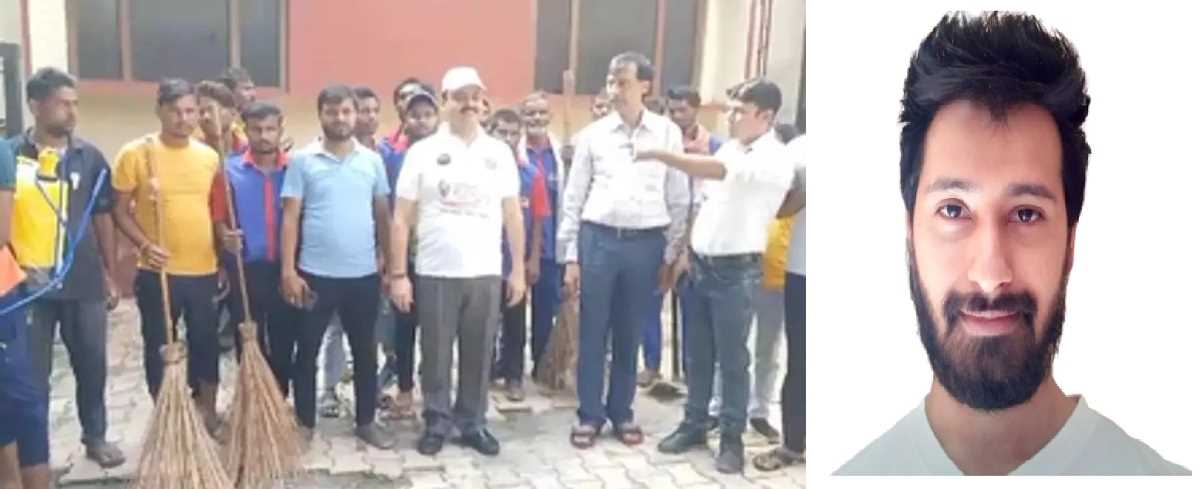 मथुरा कोर्ट में चलाया गया सफाई अभियान, जस्टिस आशीष गर्ग ने दिया स्वच्छता का संदेश