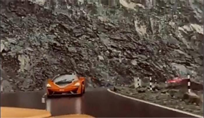 अरुणाचल हाईवे पर सुपरकार्स की रफ्तार से सीएम हुए रोमांचित