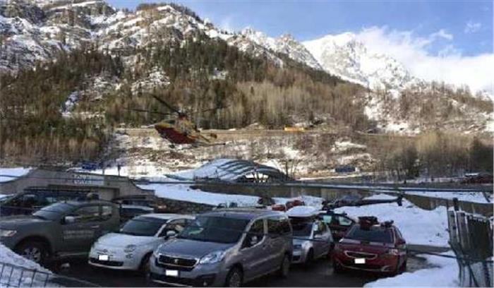  इटली: हिमस्खलन की चपेट में आने से 3 लोगों की माैत