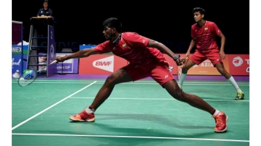 थाईलैंड ओपन के पुरुष युगल से बाहर हुए सत्विक-चिराग