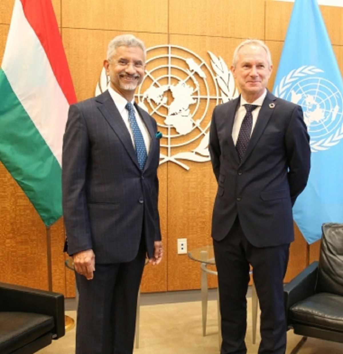 जयशंकर ने यूएनजीए प्रमुख को भारत के समर्थन का भरोसा दिया