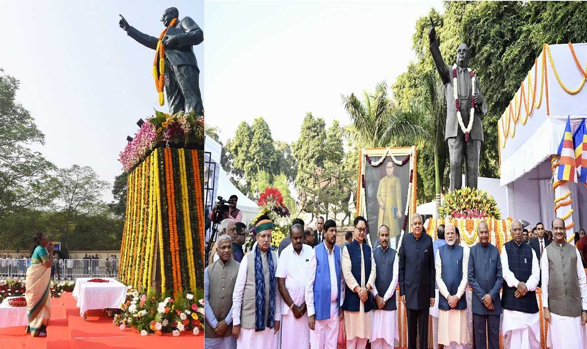 राष्ट्रपति द्रौपदी मुर्मू सहित कई राजनीतिक हस्तियों ने बाबा साहेब अंबेडकर को दी श्रद्धांजलि