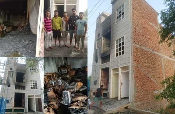 दिल्ली में आग की दो घटनाएं, फैक्ट्री से 5 को मजदूरों को बचाया गया