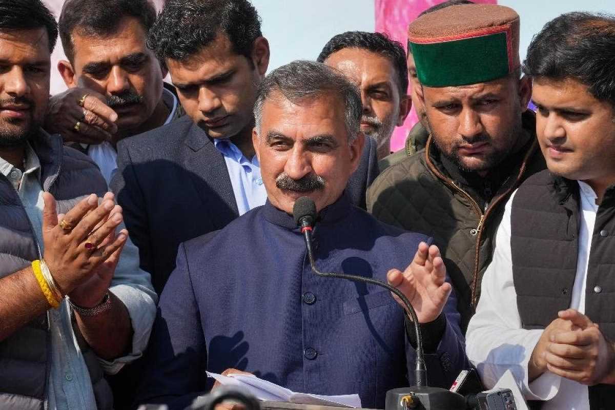 हिमाचल के मुख्यमंत्री सुखविंदर सिंह कोविड से संक्रमित