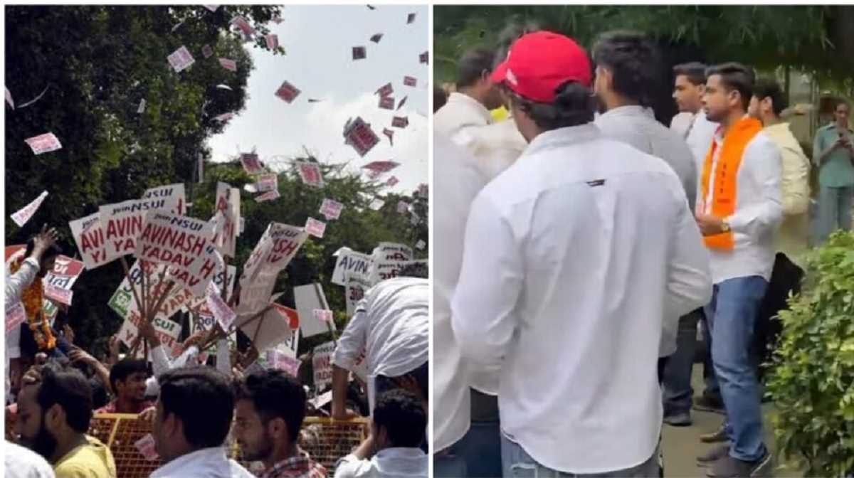 डीयू छात्रसंघ चुनाव : छात्र संगठनों ने एक-दूसरे पर लगाए हिंसा के आरोप