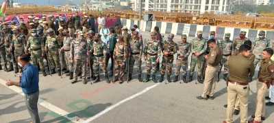 किसान महापंचायत को लेकर सिंघु बॉर्डर समेत कई इलाकों में सुरक्षा बढ़ाई गई